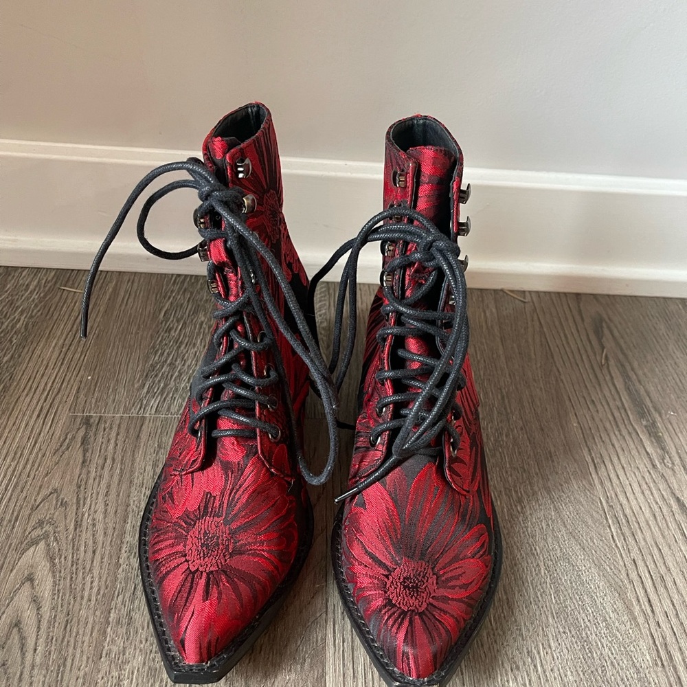 Jeffrey Campbell Floral Booties - Picture 3 of 4